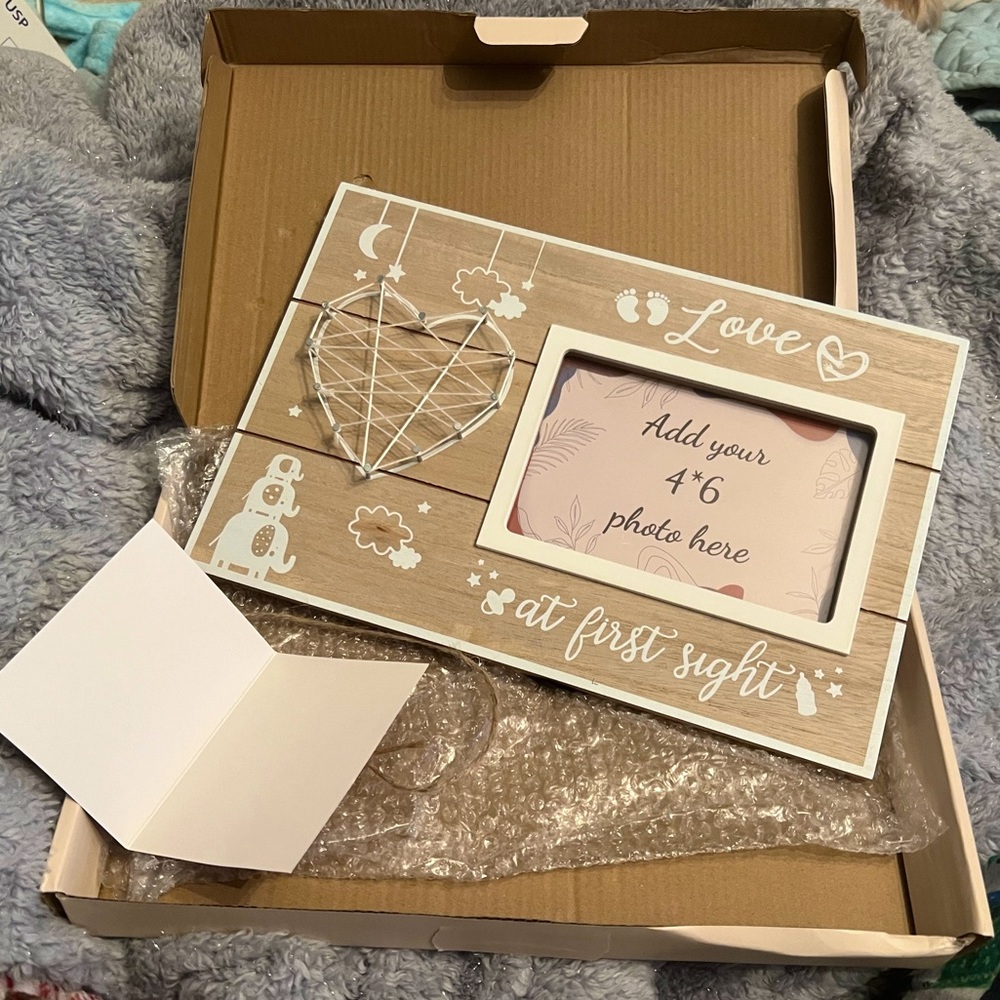 NEW Ultrasound Photo Frame - Unisex Baby Shower Gift, Keepsake Nursery Decor